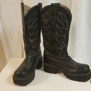 John Fluevog cowboy/ motorcycle boots